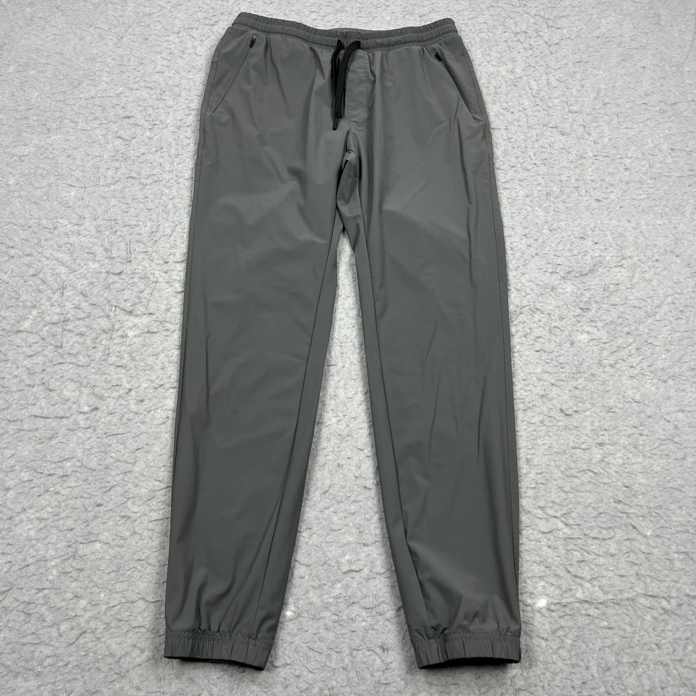 UNRL In-Flex Jogger III Men's Medium Gray Performance Stretch Zip‎ Pocket Pants